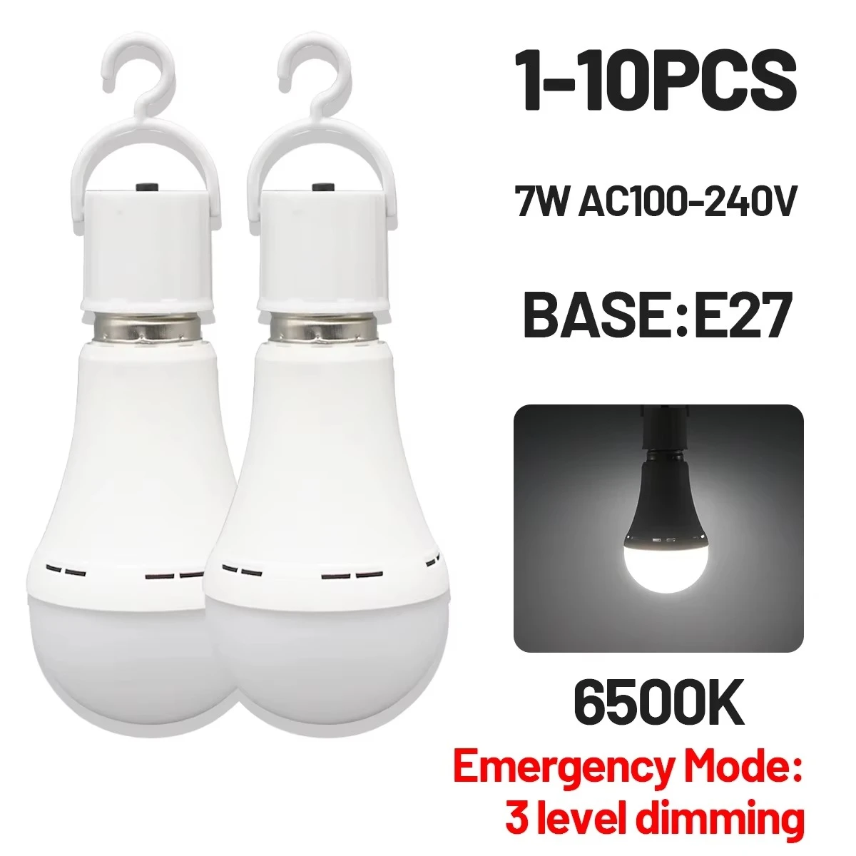 Never Stay in the Dark Again: Why You Need a 7W LED Rechargeable Emergency Bulb in Your Home